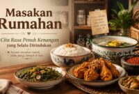 Masakan Rumahan, Cita Rasa Penuh Kenangan yang Selalu Dirindukan