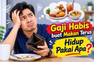 Gaji habis buat makan terus hidup pakai apa?